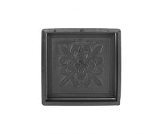 @tec Betonform Schalungsform Gießform Polypropylen (Kunststoff) - Gehwegplatte/Terrassenplatte französische Lilie Orient - 30 x 30 x 3 cm