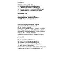 Micro+N Dünger für Düngerbeimischgeräte Bewässerungssysteme Hydroponisch HIGH-TECH NPK Volldünger