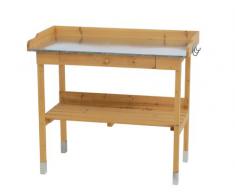 Siena Garden Pflanztisch, mit Schublade, Aufhänger, 100x55x90,5cm, 671041