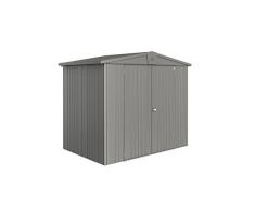 Biohort Stahlgerätehaus Europa Gr. 1, BxT: 150 x 78 cm, quarzgrau-metallic quarzgrau metallic