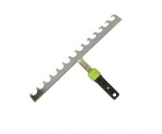 Xclou Garden Gartenrechen 12 Zinken Combi², Mehrfarbig, 16,5x7,6x29,7 cm