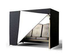 Schutzhülle Hollywoodschaukel Abdeckung 220 x 125 x 170cm Wasserdicht 210D Oxford Schaukelstuhl Schaukel Abdeckhaube Gartenmöbel