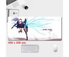 DMWSD Mauspad Table Mat Arknights Anime-Charakter Liskarm Reload Cadres Zähler Arc-Quellstein Craft Maxi-Anti-Rutsch-Berufsspiel-Mausunterlage for Schreibtisch-Laptop PC-Peripheriegeräte