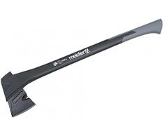Meister Axt Tornado - 2000 g - Vibrationsarmer Stiel aus Nylon - Ideale Kraftübertragung - Rutschfeste Grifffläche - Zur Bearbeitung von Holz / Universalaxt mit Schneidschutz / Spaltaxt / 2191900