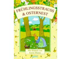 Frühlingsstrauß und Osternest