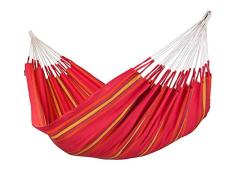 LA SIESTA - Currambera Cherry - Klassische Doppel-Hängematte aus Baumwolle