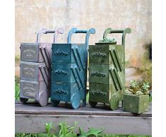 XXY.XXY Blumenleiter-Gestell, Holz, Pflanzgefäßhalter, Elegantes Design, Bodenregal, Innen- und Außengarten, Terrassenpflanze, Bonsai, dekorativer Pflanzenständer