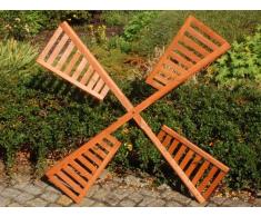 Flügel aus Holz für Windmühle, imprägniert, 1,20 m Spannweite