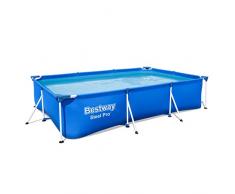 Bestway Steel Pro Framepool ohne Pumpe, eckig, 300 x 201 x 66 cm