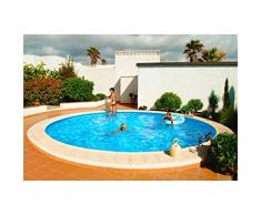 MYPOOL Set (6-tlg.): Rundpool Premium inkl. Sandfilteranlage (in 7 Größen) 600 cm, 120 cm