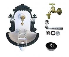 Graf von Gerlitzen Bassena Wandbrunnen Wand Brunnen Blumenampel Zapfstelle Bassena MG1-FF-WG