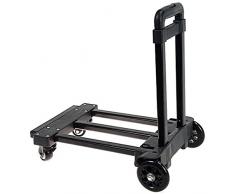 hukoer Loading Gepäck Cart capaicity SmartSPREADER Düngerstreuer Folding Travel Cart Shopping Gepäck Warenkorb