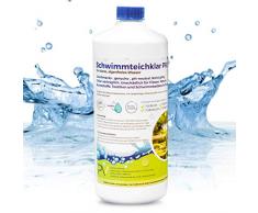Profi-Vertrieb UG Schwimmteichklar PRO zuverlässiger Teichreiniger & Algenentferner I Wasserklärer Langanhaltend Pflanzenverträglich Chlorfrei I 1L hochkonzentrierter Algen-Killer Teich & Pool