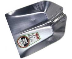 Ideal Randschaufel 38x38cm aus Leichtmetall, Silber, 47 x 37.5 x 13 cm