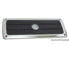 Trittplatte mFußraste 222x86mm