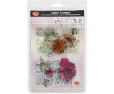 Viva Decor - MyPaperWorld Silikonstempel 095 Gerbera & Pfingstrose