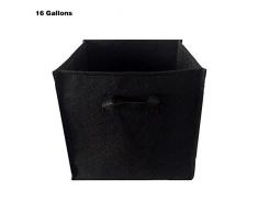 KiGoing Pflanzsäcke in 7L 16L 25L aus Vliesstoff Pflanztasche Pflanzbeutel Pflanzgefäß Pflanzsack Pflanzbehälter Pflanzkübel für Gemüse-Erdbeer Tomaten Kräuter