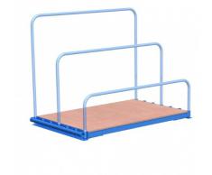 Plattenständer ohne Bügel Traglast (kg): 1200 Ladefläche: 1200 x 800 mm RAL 5010 Enzianblau