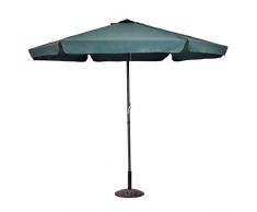 COSTWAY Ø300cm Sonnenschirm, Gartenschirm, Terrassenschirm Sechseck, Kurbelschirm Strandschirm, Hängeschirm