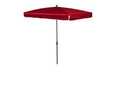 Madison Balkonschirm Leros 210 x 140 rot, höhenverstellbar mit UV-Schutz 40 Plus