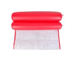 SimpleMfD Outdoor-Hängematte mit klappbarem Netz Rückenlehne Aufblasbare Liege Schwimmbett Sofa Aufblasbare Luftmatratze Swimmingpool Aufblasbare Hängematte Bettzeug