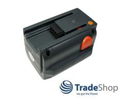 Hochleistungs Li-Ion Werkzeug Akku 18V / 3000mAh für Gardena Rasentrimmer AccuCut 400 Li 8840-20, Turbotrimmer AccuCut 400 Li 8840, AccuCut 450 Li (8841), AccuCut 18-Li, AccuJet 9333-20 8865