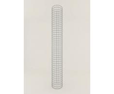 Säule Steinkorb-Gabione rund, Maschenweite 5 x 5 cm, Höhe 160 cm, Spiralverschluss, galvanisch verzinkt (27 cm Durchmesser)