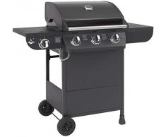 Fuego Gasgrill Columbus 3+1 Brenner von EL Grill BBQ Grillwagen Gasgrillwagen Barbecue AY 562