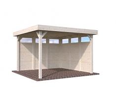 Holzpavillon, Pergola für den Garten, 12,2 m2