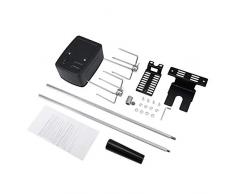 Fdit Universal-Kochspieß-Set für Grillwagen aus Edelstahl mit Elektromotor