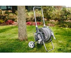 Bradas White Silver Plus Schlauchwagen Set 50m Wasserschlauch Gartenschlauchwagen 2419