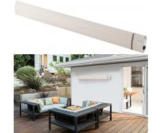 Semptec Urban Survival Technology außen Heizung: Profi-IR-Dunkelheizstrahler, Fernbedienung, Keramik, 3.200 Watt, IP65 (Dunkel-Heizstrahler)