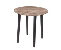 Spetebo Holz Blumenhocker 30x30 cm - Blumenständer Beistelltisch Deko Hocker Holzhocker