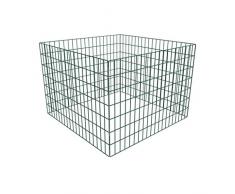 vidaXL Komposter Garten Metall 100x100x70cm Drahtkomposter Kompostbehälter