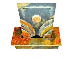 Windworks Schieferbrunnen Round Layered Slate