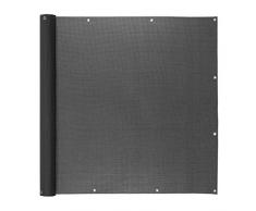 Ventanara Balkonverkleidung Sichtschutz PVC Balkonumspannung Zaun Verkleidung Blende Windschutz Folie 500 x 75 cm Anthrazit