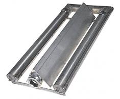Stabbrenner für Lavasteinrost 6400W 2-reihig Länge 390mm passend für Electrolux für Lavasteingrill Breite 180mm
