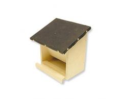 matches21 Vogel Futterhaus Futterstelle als Holz Bausatz Bastelset Werkset f. Kinder ab 11 Jahren