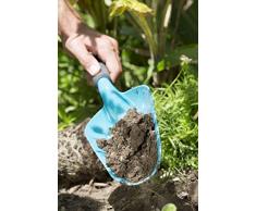 Gardena Blumenkelle groß: Universelle Schaufel zum An- und Umpflanzen größerer Pflanzen, aus Qualitätsstahl, korrosionsgeschützt, Arbeitsbreite 12 cm (8953-20)