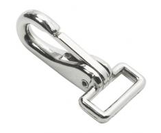 Busse Karabinerhaken Trense Standard, silber