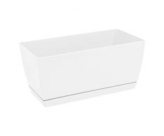 Prosper Plast dupp400-s449 39 x 19 x 18,2 cmCoubi Pflanzentopf, weiß