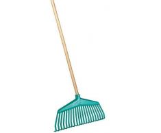 Laubbesen 38cm aus Kunststoff 21 Zinken mit 140cm Stiel