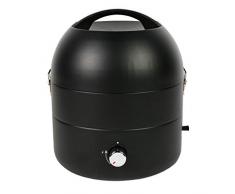 TAINO Tischgrill Kompakt-Grill Gasgrill Gas Tisch Edelstahl-Brenner BBQ Camping (Grill-to-Go)