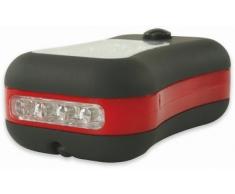HyCell LED Werkstattlampe 2in1 mit Haken & Magnet - Profi Arbeitslampe mit 45 Lumen - Vielseitige Taschenlampe für Auto & Werkstatt Zubehör - LED Arbeitsleuchte als Suchlicht inkl AAA Batterien