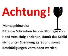 Emaille Schild Hausnummer 6 Schwarz-WeißHandarbeit