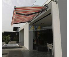 Vana deutschland GmbH 3m-4.5m Markise Kassettenmarkise Gelenkarm Halbkassettenmarkise SP1201/SPD031 (3,5x2m)