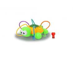 Jamara 460620 Mc Fizz Wassersprinkler Schildkröte - Schläuche rotieren, Scheibe dreht Sich und sprüht Wasser, Verbindung zu Standard Schlauchsystem, grün
