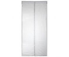 EXTSUD Magnet Fliegengitter Tür Insektenschutz 100x220 cm Magnetischer Fliegenvorhang Moskitonetz Automatisches Schließen Insektenschutz für Balkontür Wohnzimmer Klebemontage ohne Bohren