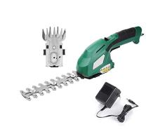 WRQ Akku Gras Schere Strauch Schere,Heckenschere,Strauchschere,Grasschere,Rasenschere. Akku Und Ladegerät 7.2V 1300Mah