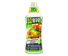 COMPO BIO Zitruspflanzendünger, flüssiger Blumendünger für die perfekt abgestimmte Pflege aller Zitruspflanzen, 500 ml